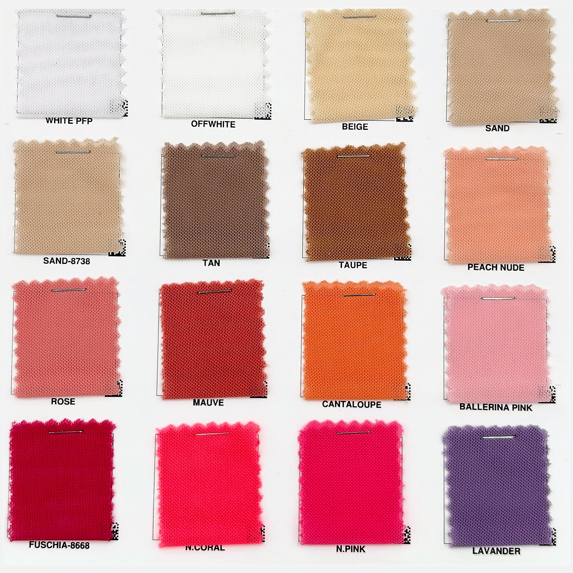 Colorcard Silk Power Mesh 1