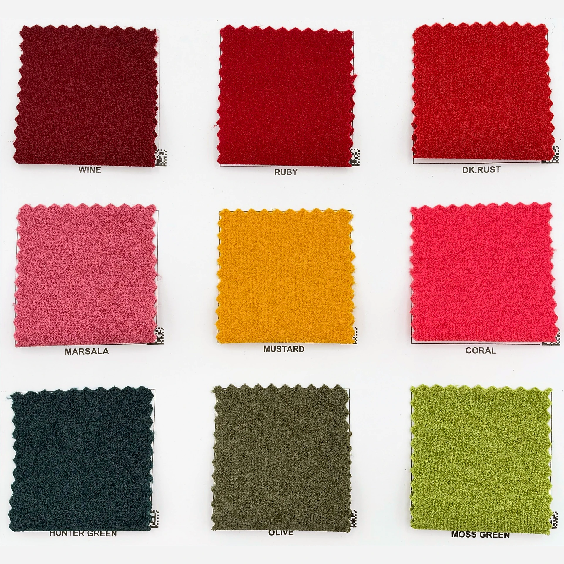 Colorcard Luxe Crepe Stretch 2