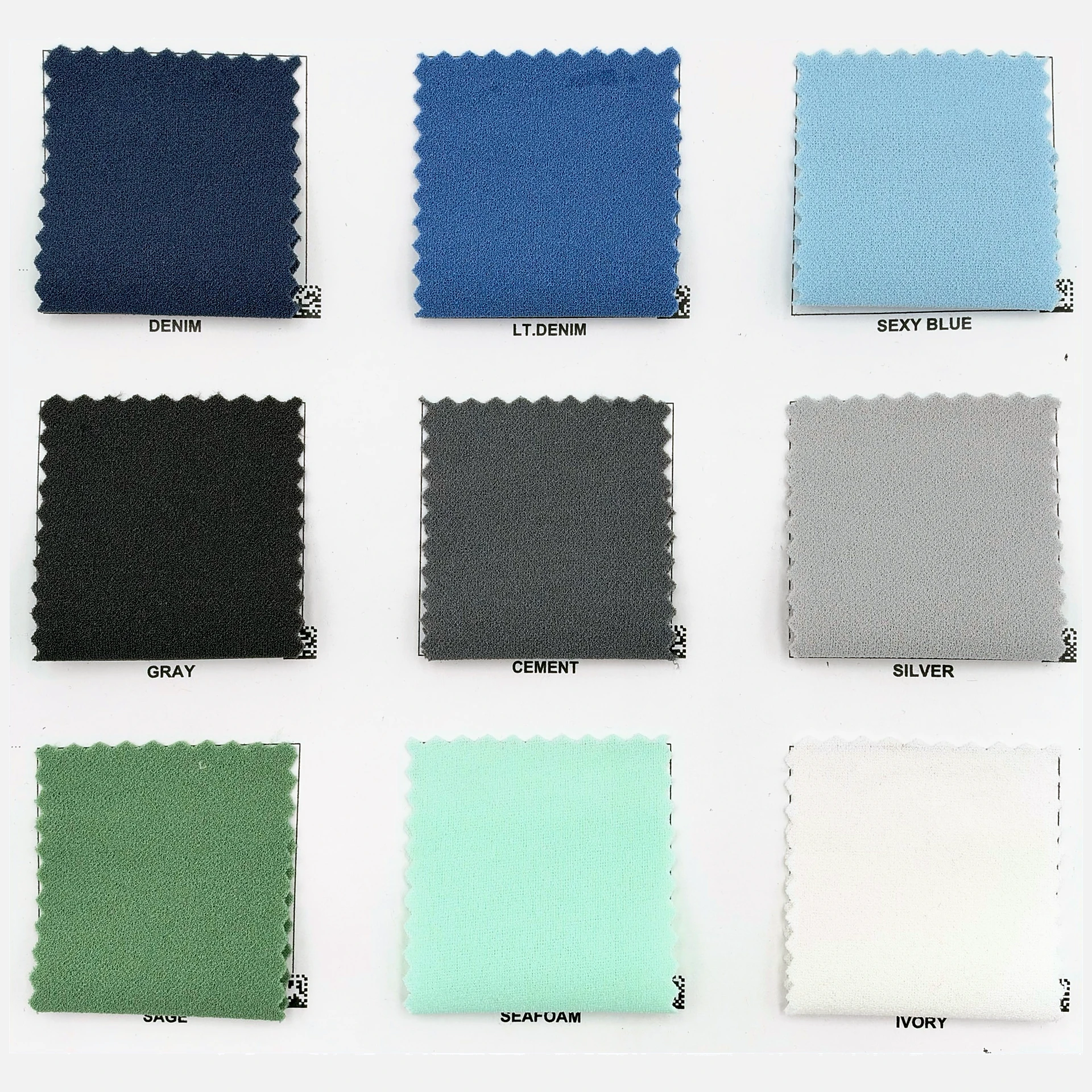 Colorcard Luxe Crepe Stretch 4