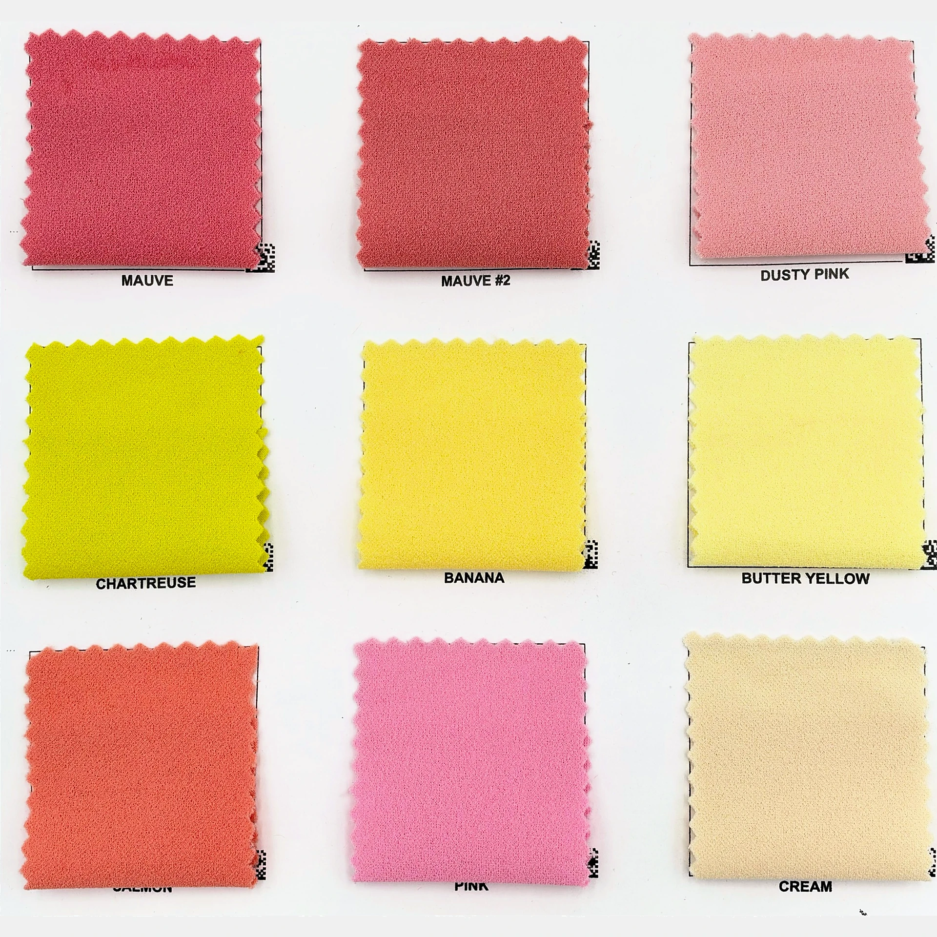 Colorcard Luxe Crepe Stretch 6