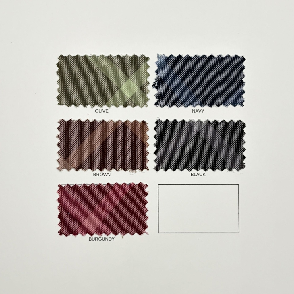 Diagonal Plaid Mesh - Carta de colores