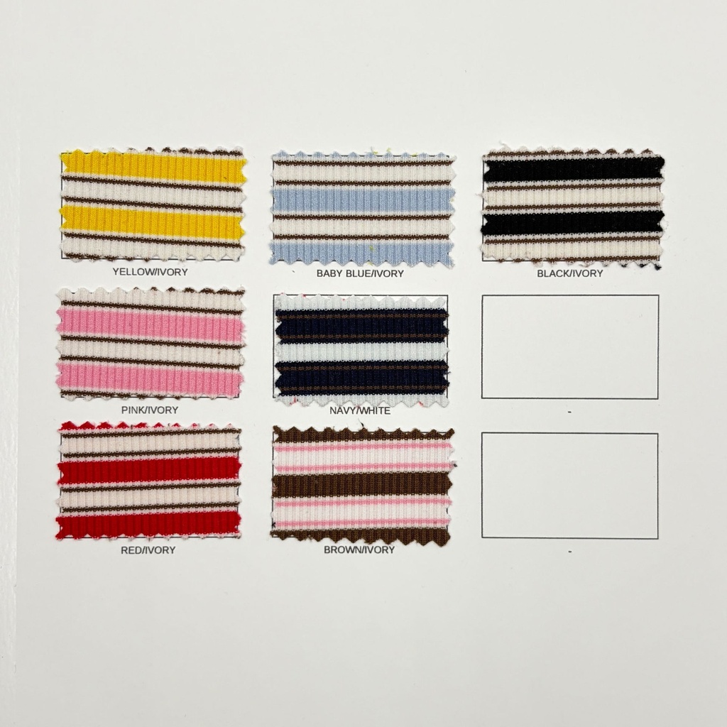 Lumen Rib Stripe - Carta de colores