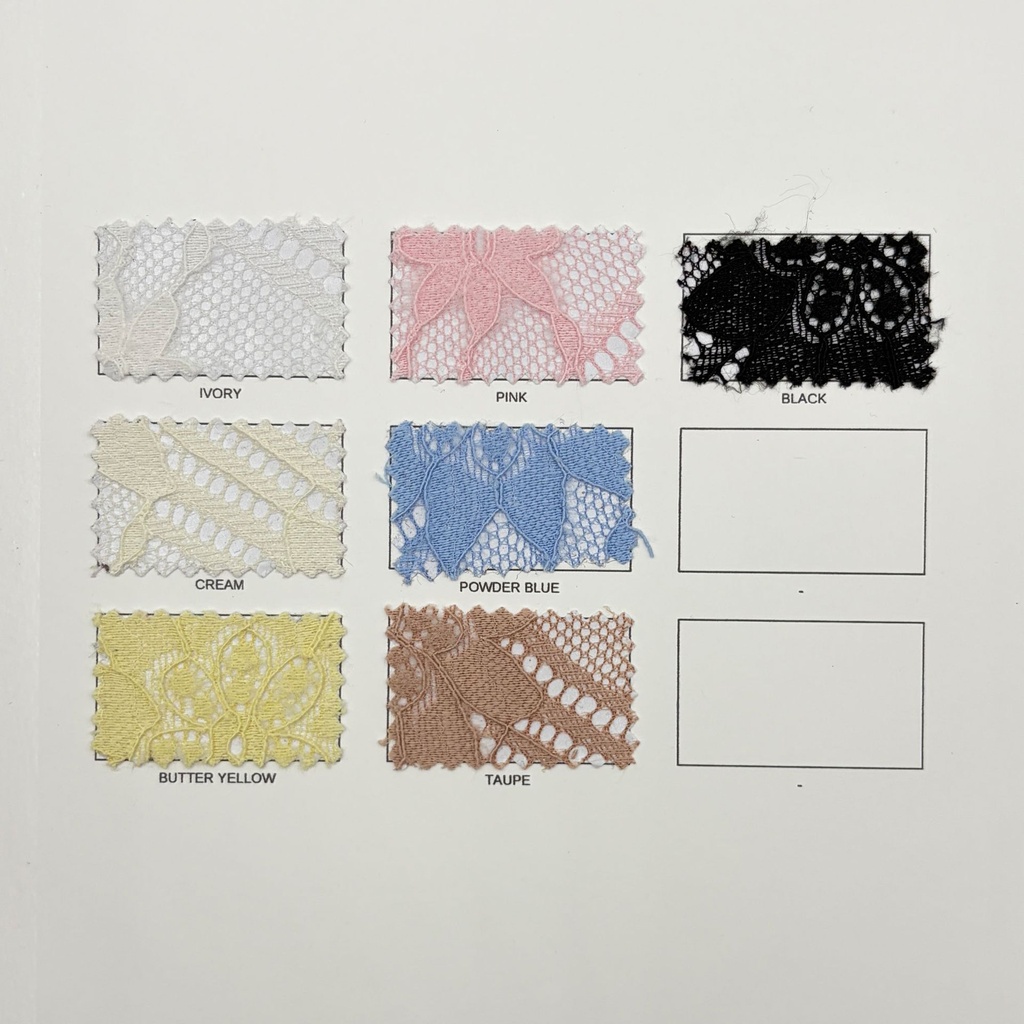 Roseflower Lace - Carta de colores