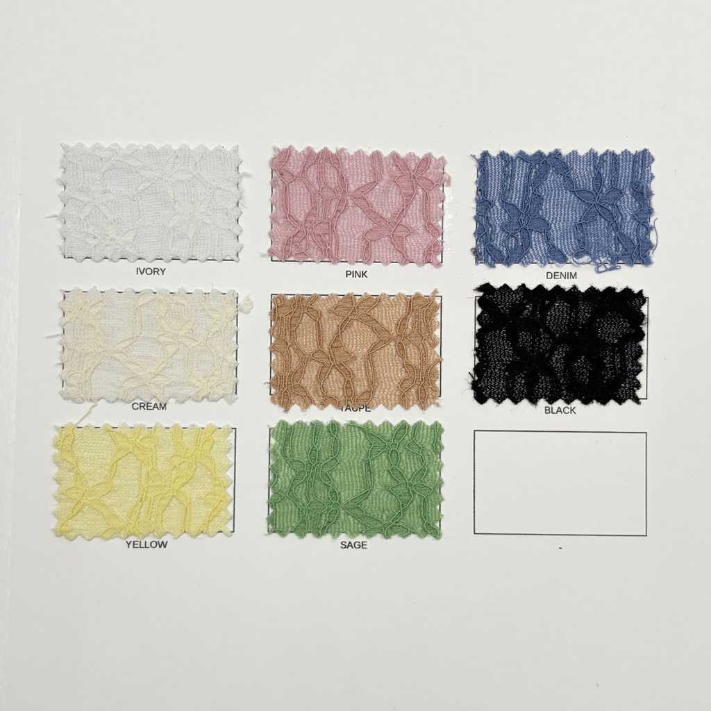 Soft Blossom Lace - Carta de colores