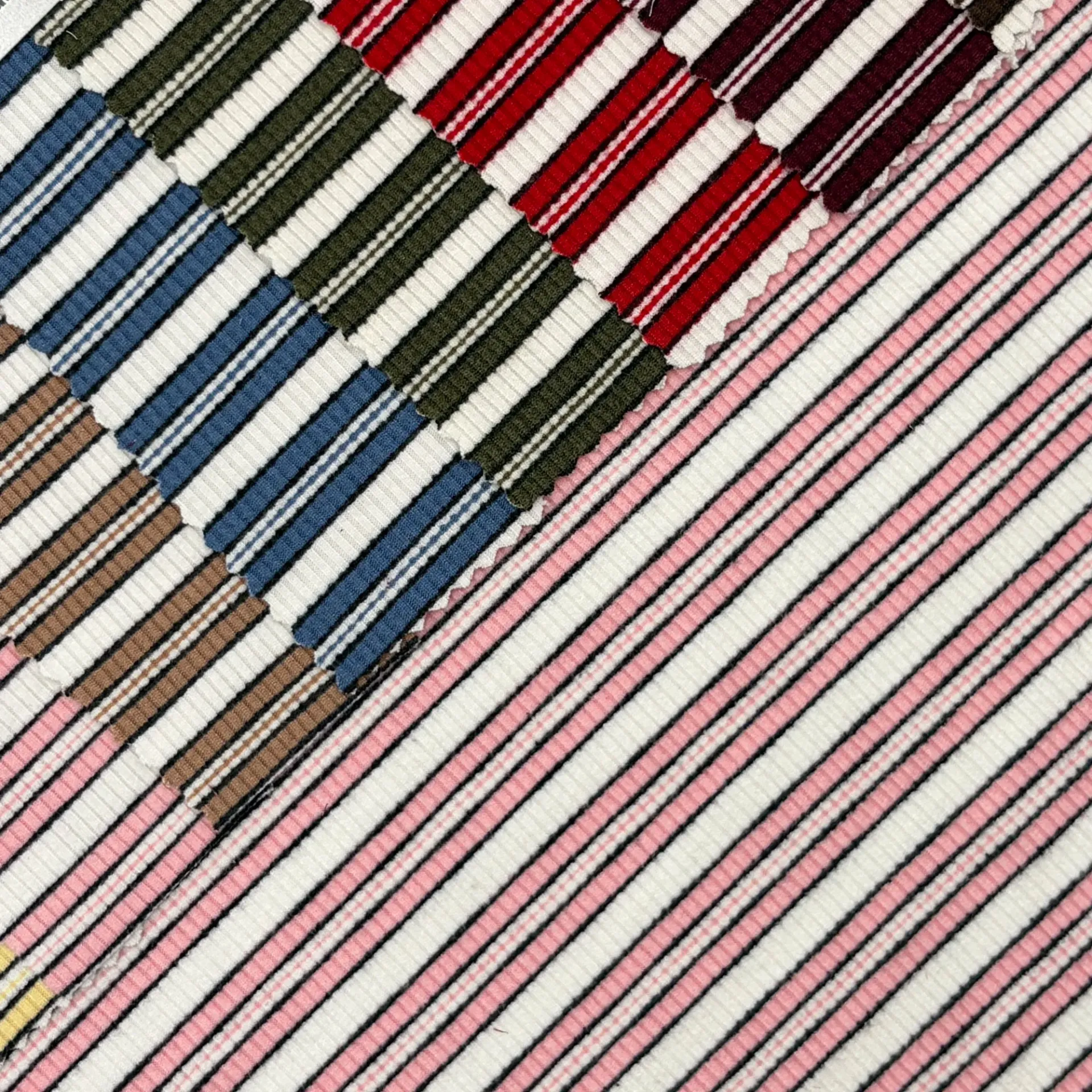 Zenith Rib Stripe (Pink)