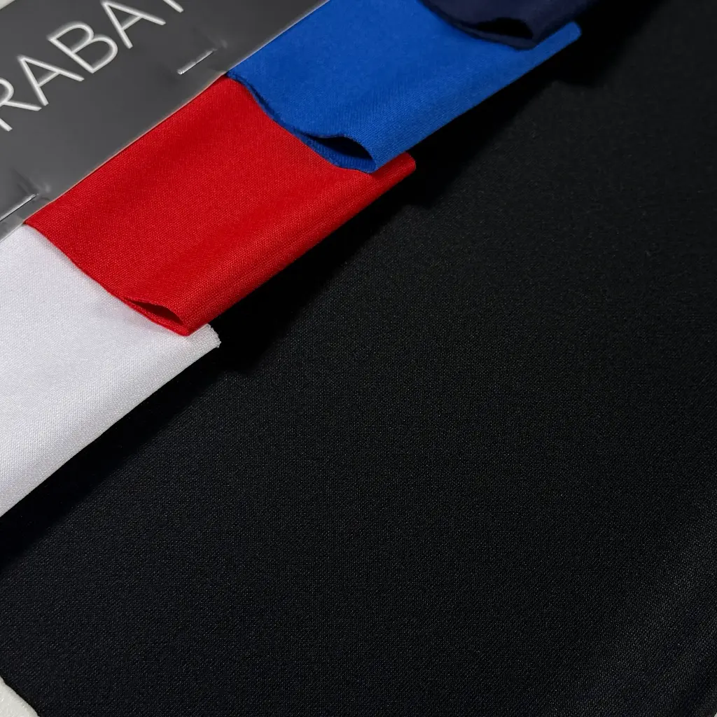 Heavy Track Pique (Black)