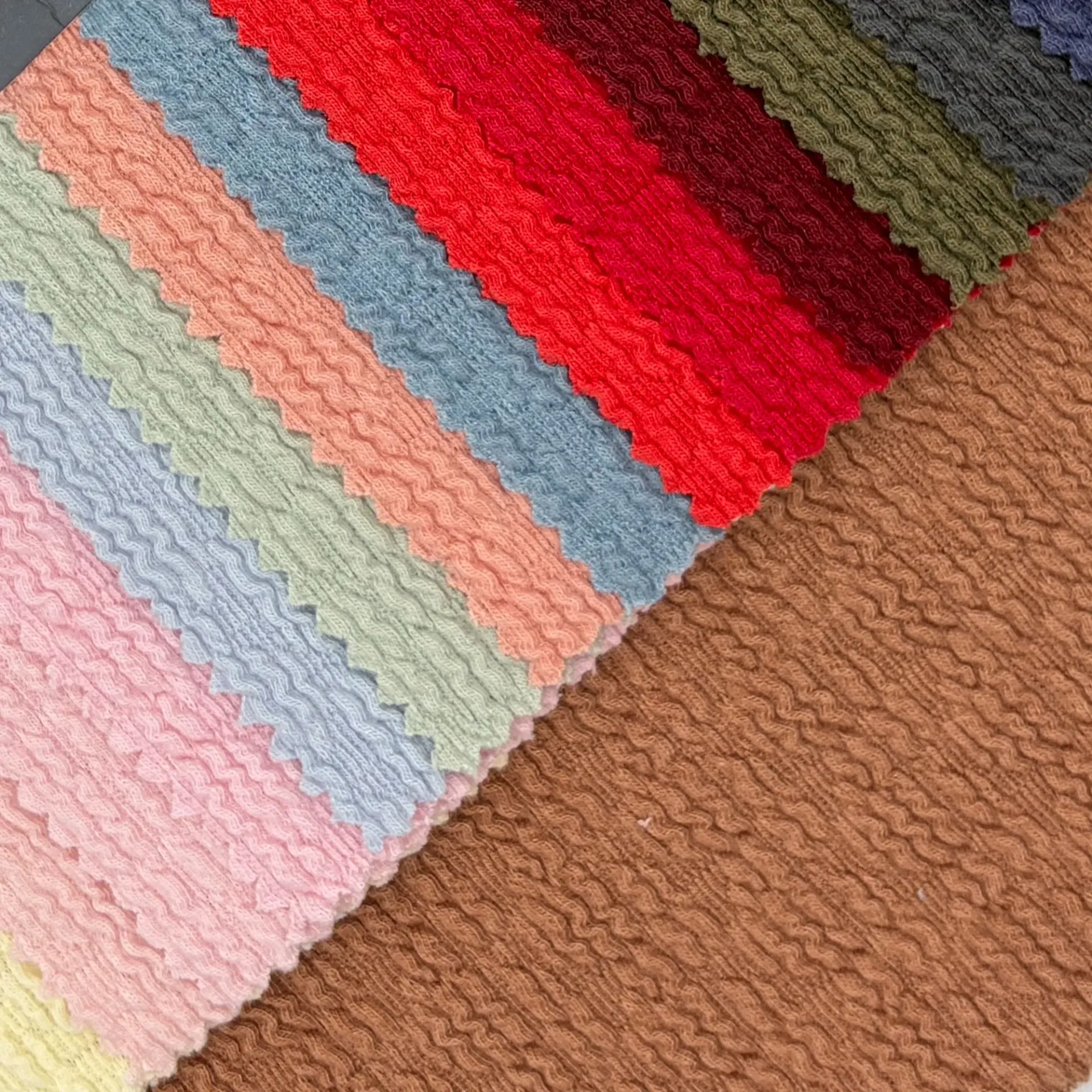 Wave Crinkle Knit