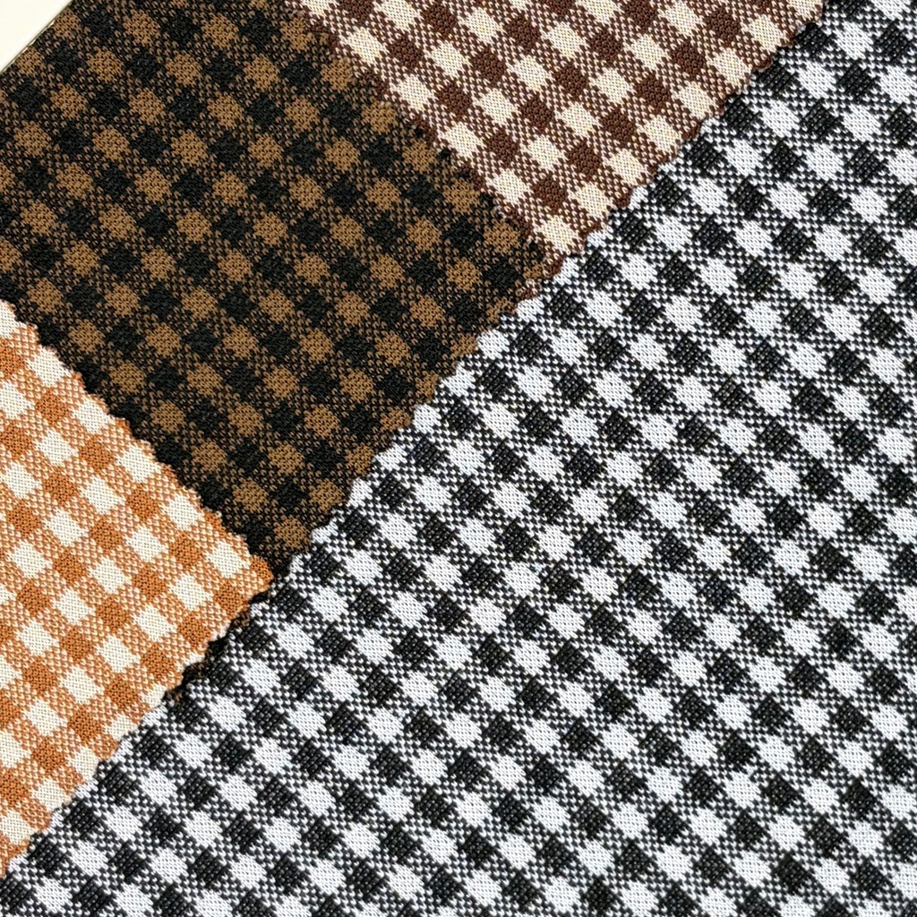 Gingham Jacquard Knit